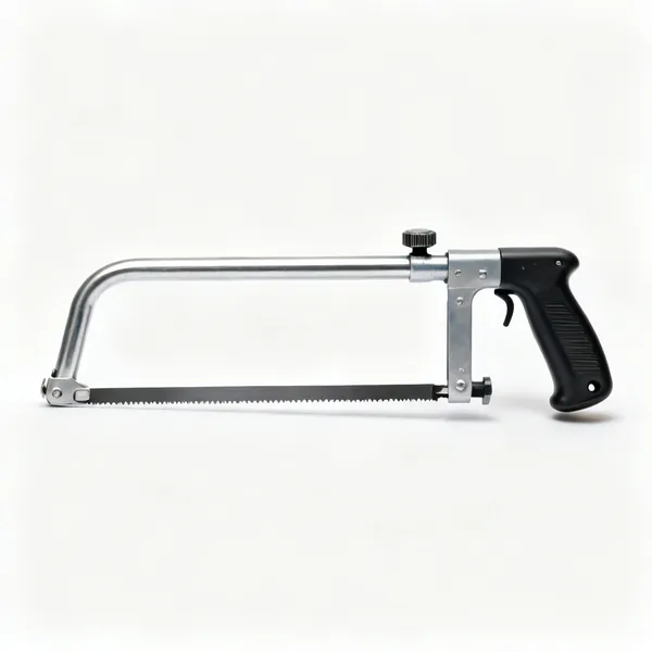 Hacksaw: Tensioning knob and pistol grip handle