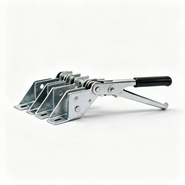 Fit up dogs: A set of steel fit up dog clips