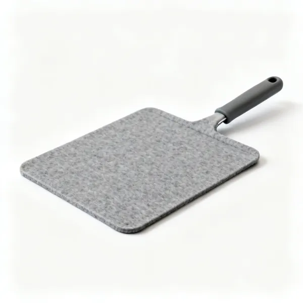 Heat proof mat: A grey fibre heat proof soldering mat, a flat rectangular pad