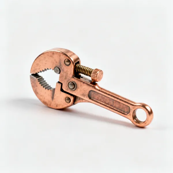 Mini pipe cutter: A small mini copper pipe cutter with a compact body, cutting wheel and thumbscrew