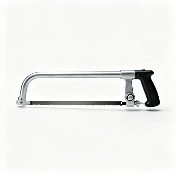 Hacksaw: Tensioning knob and pistol grip handle