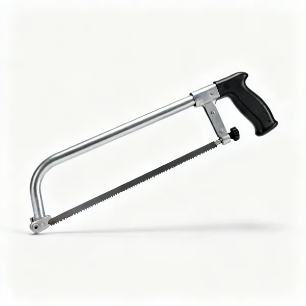 Hacksaw: Tensioning knob and pistol grip handle