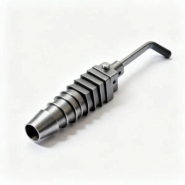 A multilayer pipe calibrator tool with stepped conical ends of graduated sizes