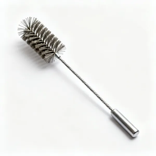 Fitting brush: A set of round wire fitting cleaning brushes of graduated diameters