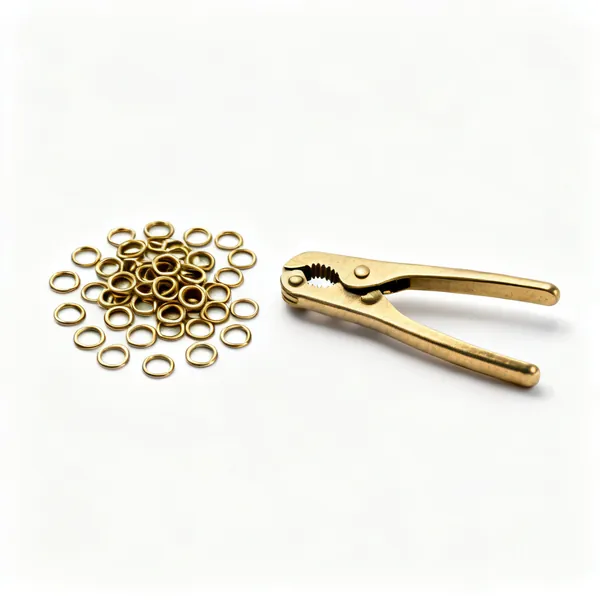 Compression olives: An assortment of small brass compression olive rings