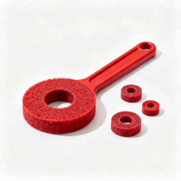 Fibre tail washers: A set of flat red fibre plumbing tail washers of different sizes