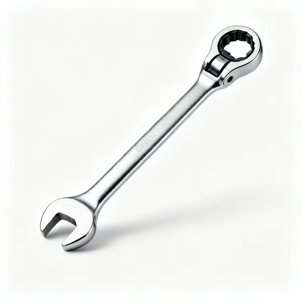 Ratchet ring spanners: A set of chrome ratcheting ring spanners with ratchet mechanisms in the ring heads