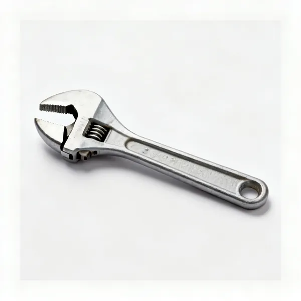 A pair of water pump pliers with slip joint adjustable jaws