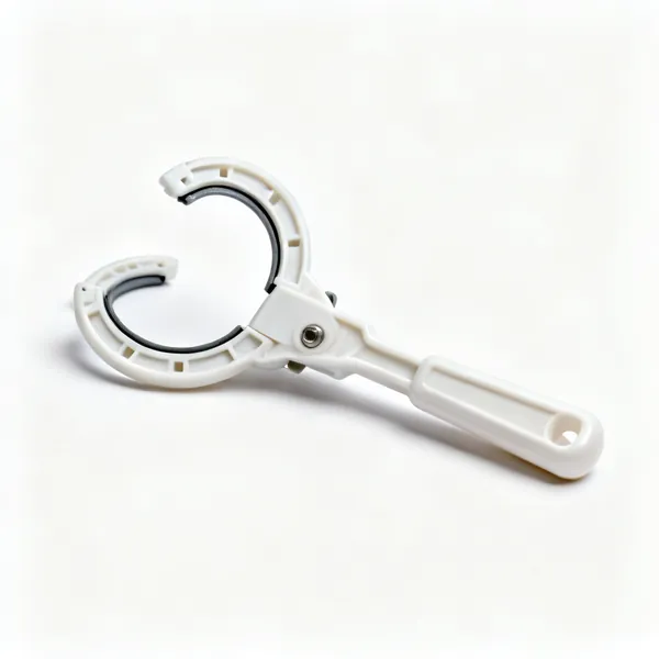 Push fit release tool: A set of plastic push fit pipe release tools, horseshoe shaped collar clips