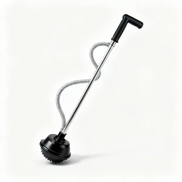 Toilet auger: A toilet closet auger with a curved guide tube