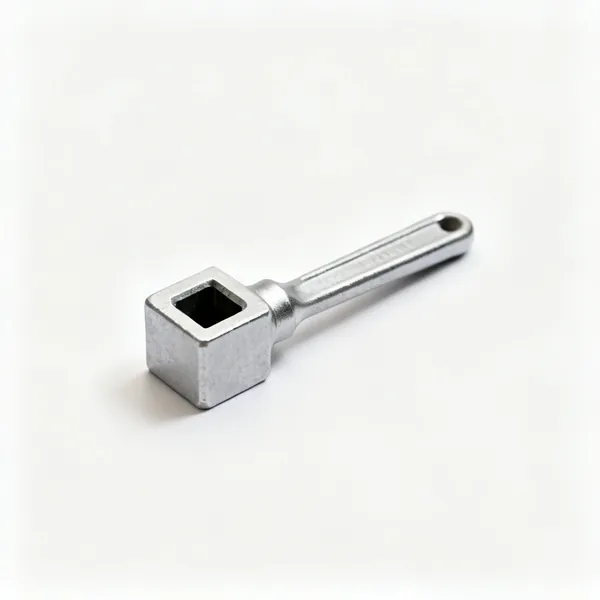 A small radiator bleed key with a square socket