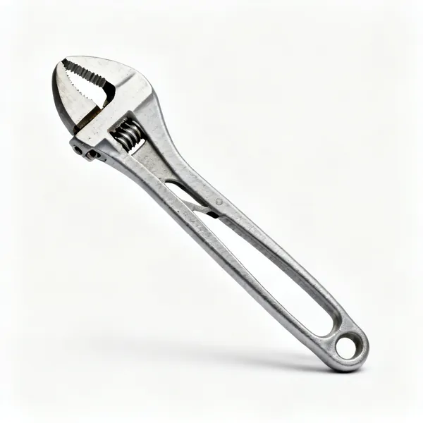 A pair of water pump pliers with adjustable slip joint jaws
