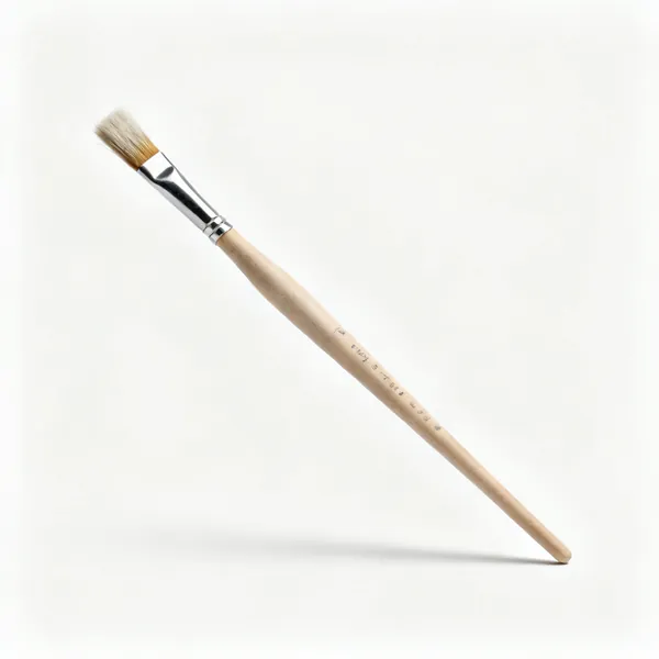 A set of pottery decorating brushes