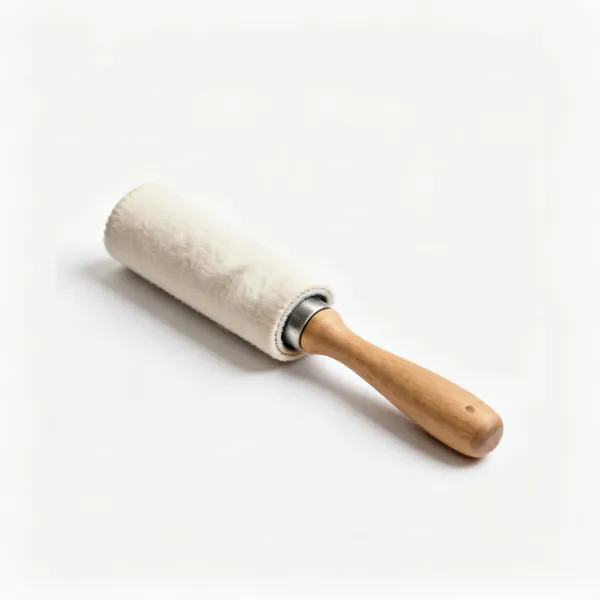 A piece of chamois leather for pottery
