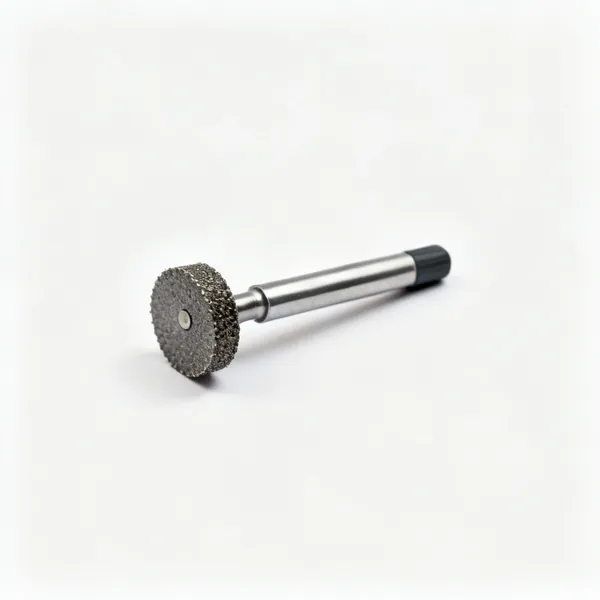 Dremel & grinding bit: A rotary tool with a grinding bit