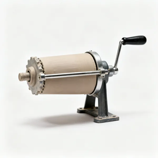 A pottery pug mill extruder machine