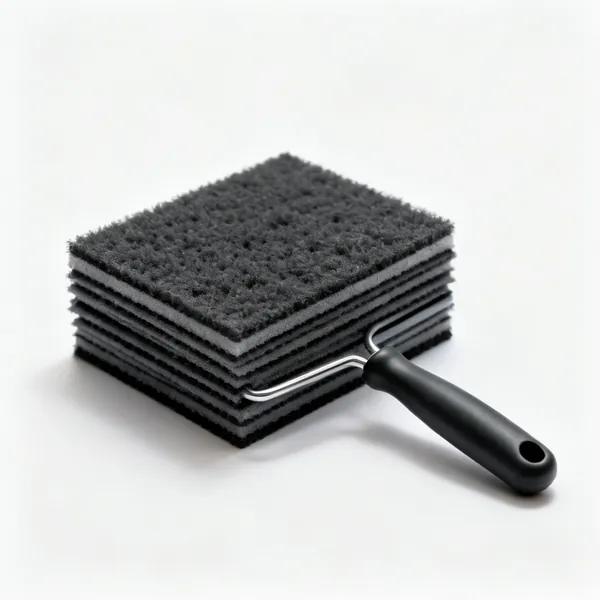 Studio sponges: A stack of studio cleaning sponges