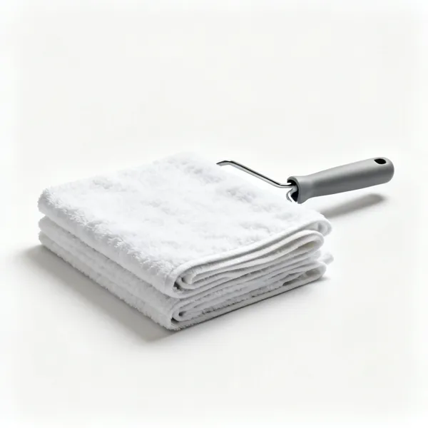 A stack of folded studio towels
