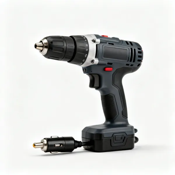 Vehicle charger: A 12 volt vehicle cordless tool battery charger with a cigarette lighter plug