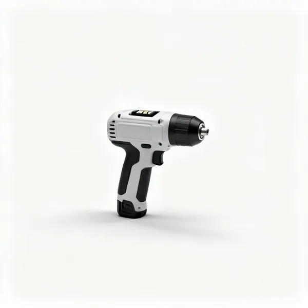 Compact battery: A compact cordless tool battery pack with a slim body and contacts on top