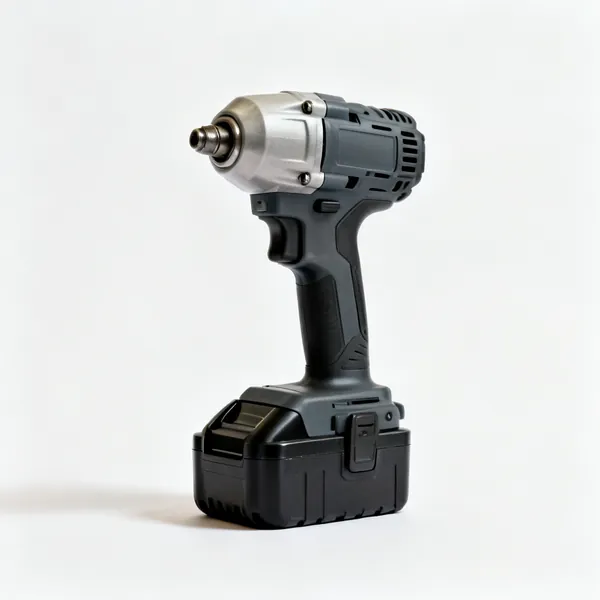 High capacity battery: A large high capacity cordless tool battery pack with a tall body