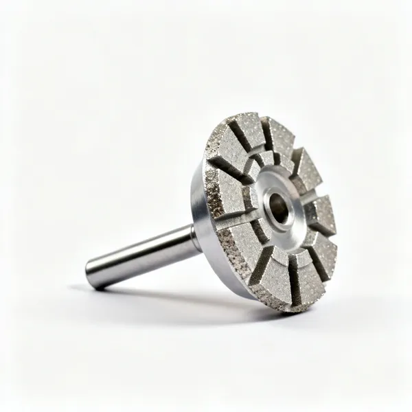 Diamond cup wheel: A diamond cup grinding wheel with segmented diamond blocks
