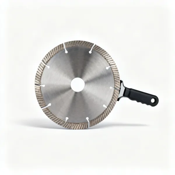 Continuous rim blade: A continuous rim diamond tile cutting blade