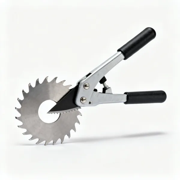 Adjustable hole cutter: An adjustable circle hole cutter with a radial arm and a single blade