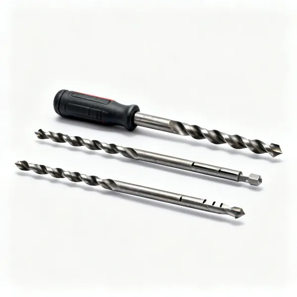SDS bits: Three SDS Plus masonry drill bits with slotted shanks