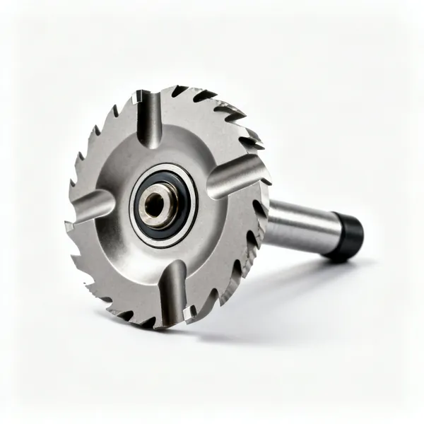Round over bit: A round over router cutter bit with a concave cutting profile and a bearing
