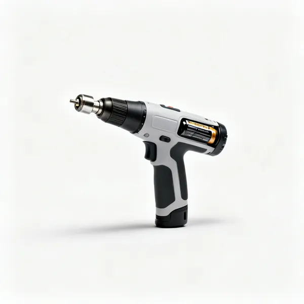 Cordless rotary tool: A cordless pen shaped rotary tool with a battery in the handle and a collet nut