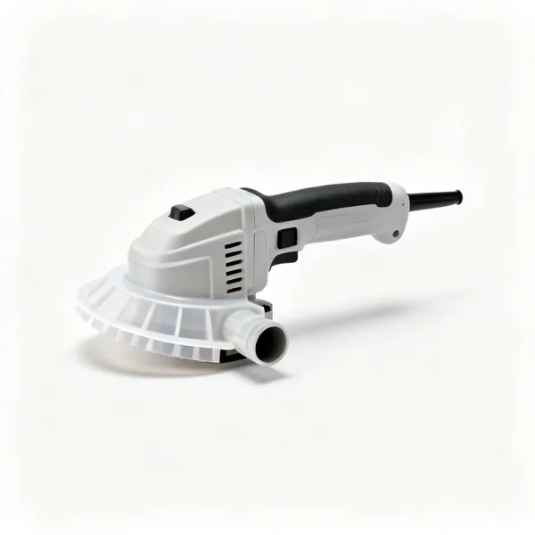 Dust extraction adaptor: A plastic dust extraction shroud adaptor for an oscillating multi tool with a hose port
