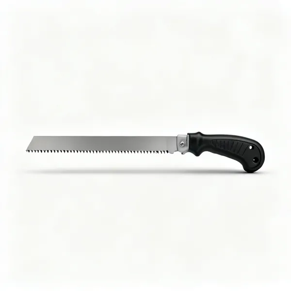 Plunge cut blade: A narrow rectangular oscillating multi tool plunge cutting blade with teeth on the end
