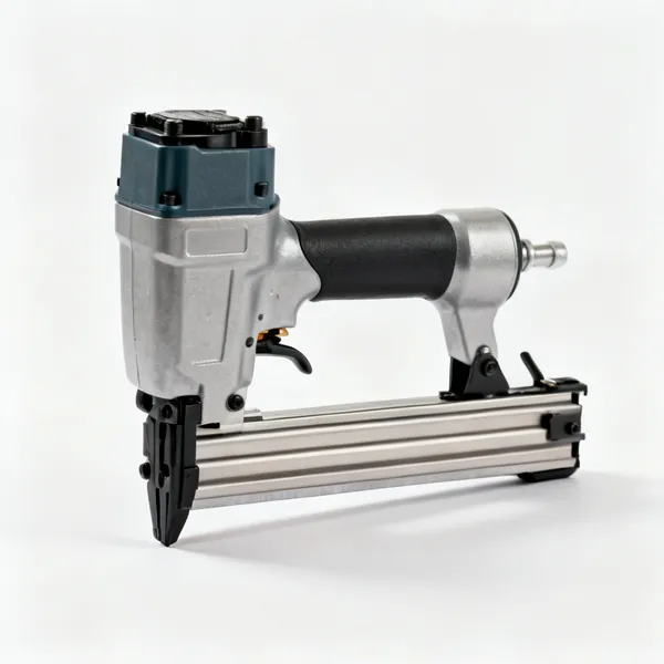 A crown stapler with a wide staple magazine