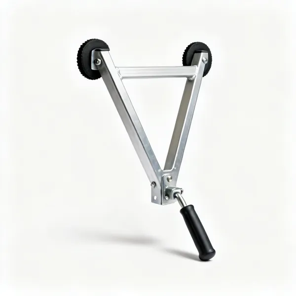A metal ladder stand off bracket