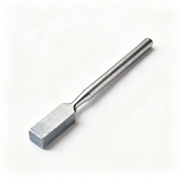 A stick of solid metal cutting wax lubricant