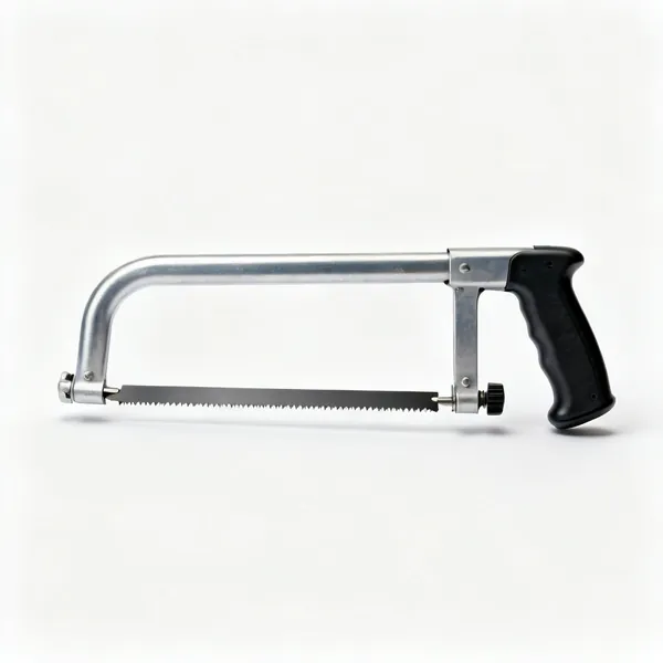 Hacksaw: Tensioning knob and pistol grip handle