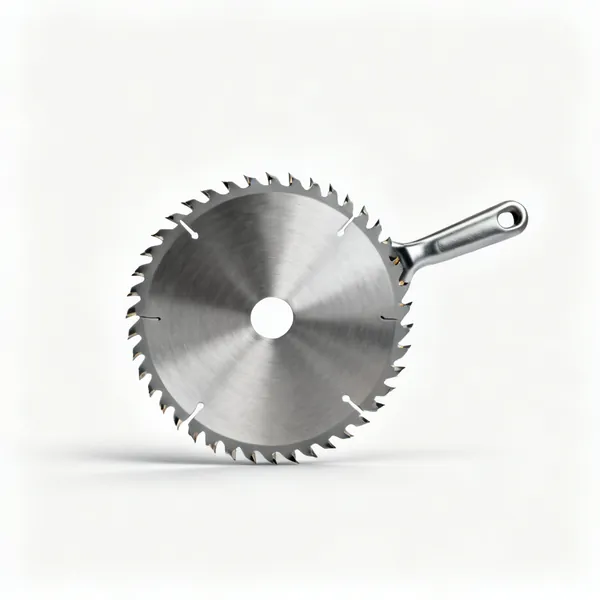 Fine tooth metal blade: A fine toothed metal cutting circular saw blade with many small teeth