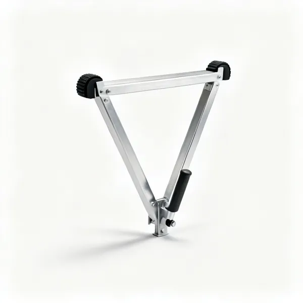 A metal ladder stand off bracket