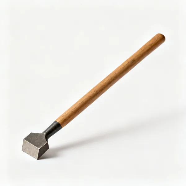 A hardwood lead setting in stick with a square edged working end