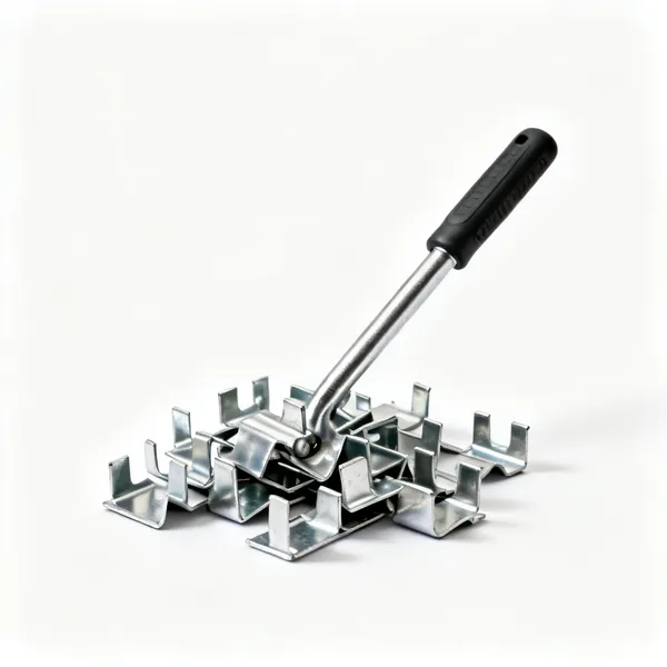 Concealed clips: A handful of stainless steel standing seam roofing clips