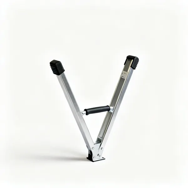 A metal ladder stand off bracket