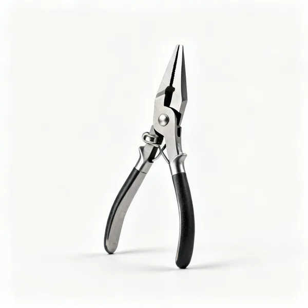 Double lock tongs: A pair of double lock seaming tongs with deeper shaped flat steel jaws