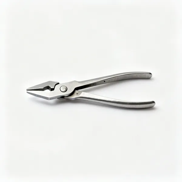 Single lock tongs: A pair of single lock seaming tongs with shaped flat steel jaws