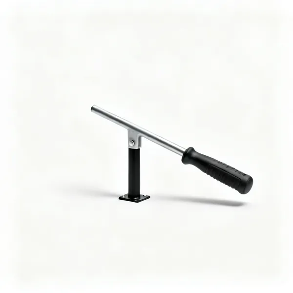 Roof edge protection guardrail posts