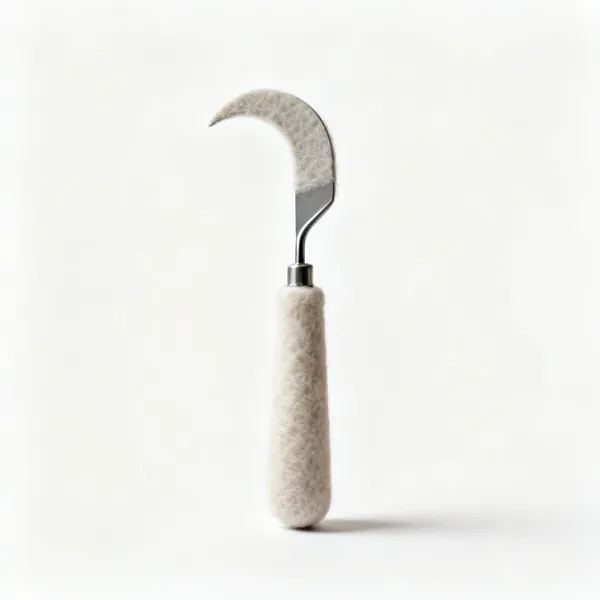 Felt knife: A hooked felt cutting knife