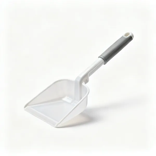 Gutter scoop: A plastic gutter cleaning scoop