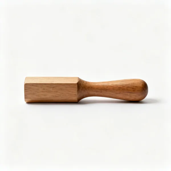 A wooden lead dresser tool