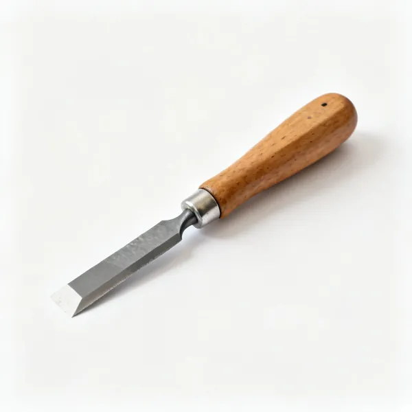 Lead knife: A lead cutting knife with a wooden handle