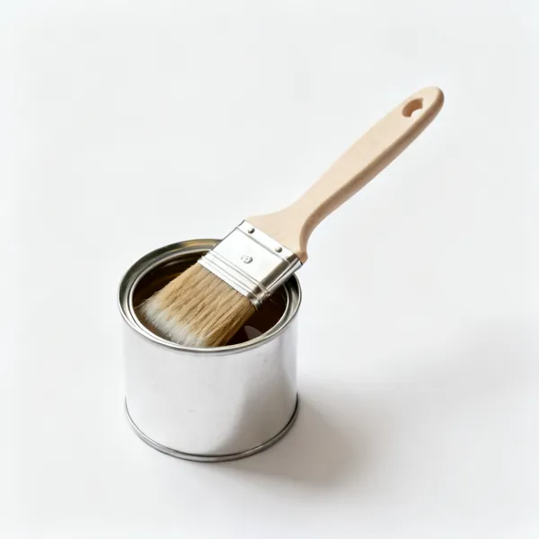 Resin brushes: Resin application brushes in a tin
